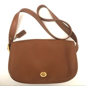 Vintage Coach Tan/Brown Leather Bag